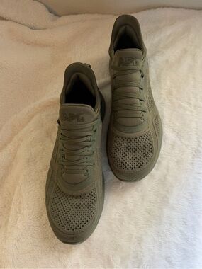 APL Men's Olive Green Knit Performance Sneaker